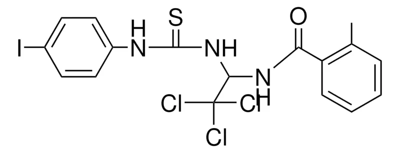 Sigma-Aldrich 2-METHYL-N-(2,2,2-TRICHLORO-1-(3-(4-IODO-PHENYL)-THIOUREIDO)-ETHYL)-BENZAMIDE,AldrichCPR