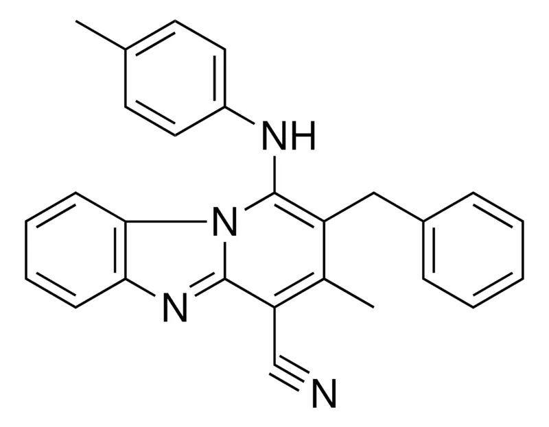 Sigma-Aldrich 2-BENZYL-3-METHYL-1-P-TOLYLAMINO-BENZO(4,5)IMIDAZO(1,2-A)PYRIDINE-4-CARBONITRILE,AldrichCPR