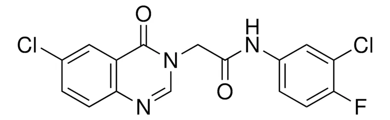 Sigma-Aldrich N-(3-CHLORO-4-FLUOROPHENYL)-2-(6-CHLORO-4-OXO-3(4H)-QUINAZOLINYL)ACETAMIDE,AldrichCPR