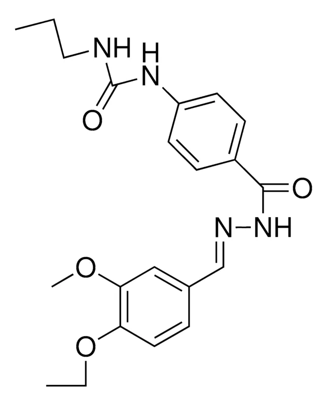 Sigma-Aldrich 4-(3-PROPYLUREIDO)BENZOIC (4-ETHOXY-3-METHOXYBENZYLIDENE)HYDRAZIDE,AldrichCPR