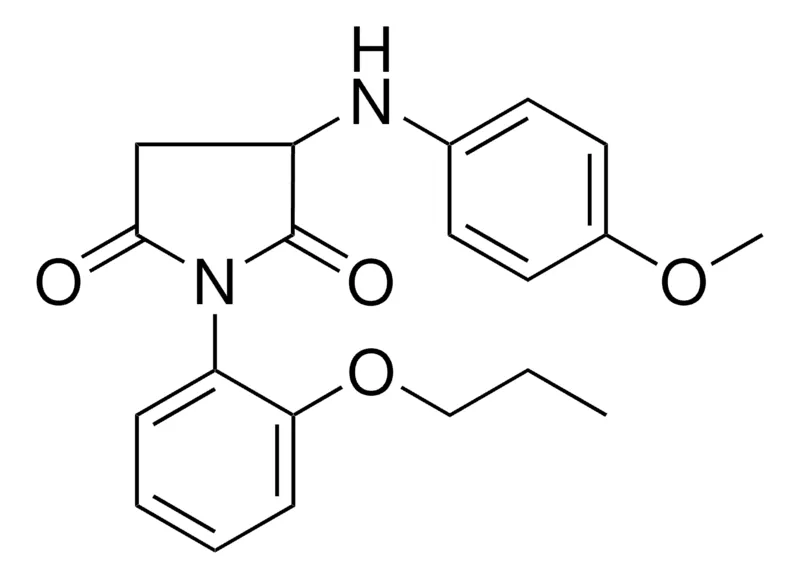 Sigma-Aldrich 3-(4-METHOXY-PHENYLAMINO)-1-(2-PROPOXY-PHENYL)-PYRROLIDINE-2,5-DIONE,AldrichCPR