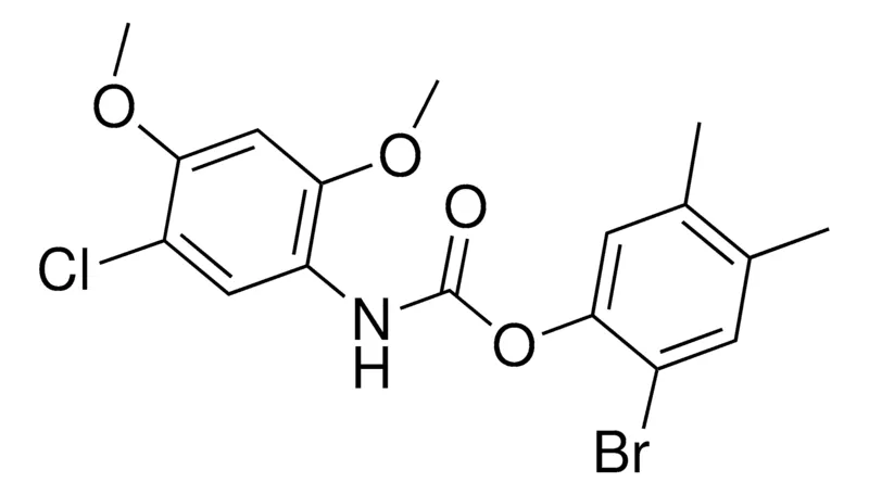 Sigma-Aldrich 2-BROMO-4,5-DIMETHYLPHENYL N-(5-CHLORO-2,4-DIMETHOXYPHENYL)CARBAMATE,AldrichCPR