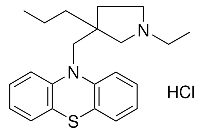 Sigma-Aldrich 10-(1-ETHYL-3-PROPYL-3-PYRROLIDINYLMETHYL)-PHENOTHIAZINE HYDROCHLORIDE,AldrichCPR