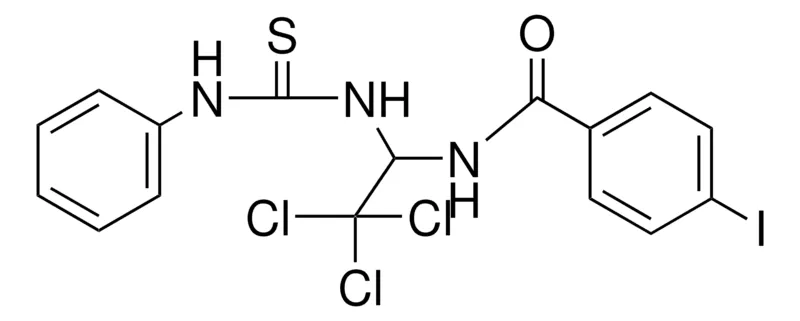 Sigma-Aldrich 4-IODO-N-(2,2,2-TRICHLORO-1-(3-PHENYL-THIOUREIDO)-ETHYL)-BENZAMIDE,AldrichCPR