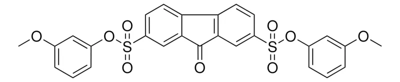 Sigma-Aldrich 9-OXO-9H-FLUORENE-2,7-DISULFONIC ACID BIS-(3-METHOXY-PHENYL) ESTER,AldrichCPR