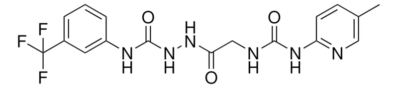 Sigma-Aldrich 1-(5-METHYL-2-PYRIDYLUREIDOACETYL)-4-(3-(TRIFLUOROMETHYL)PHENYL)SEMICARBAZIDE,AldrichCPR