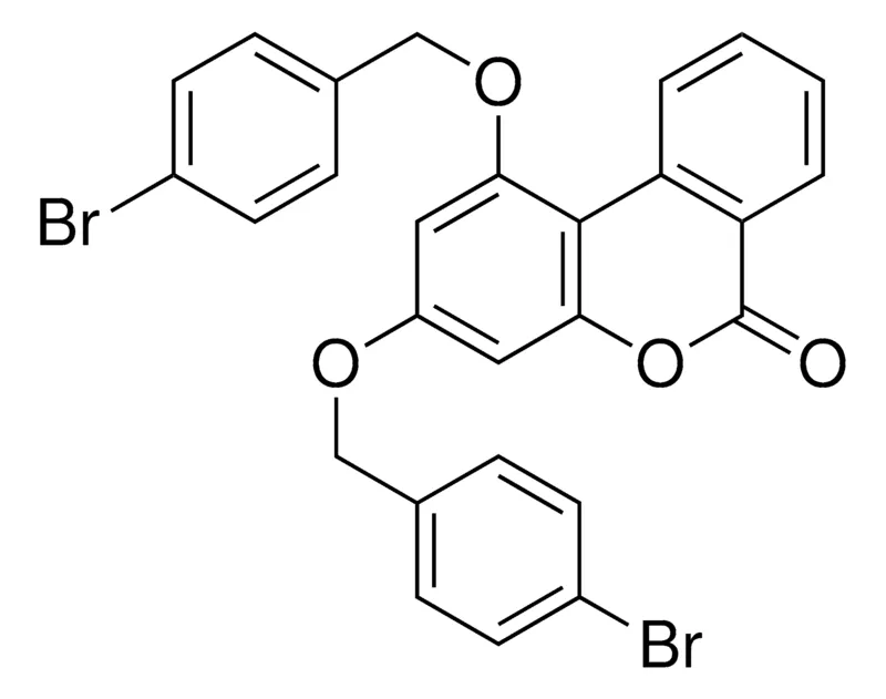 Sigma-Aldrich 1,3-BIS-(4-BROMO-BENZYLOXY)-BENZO(C)CHROMEN-6-ONE,AldrichCPR