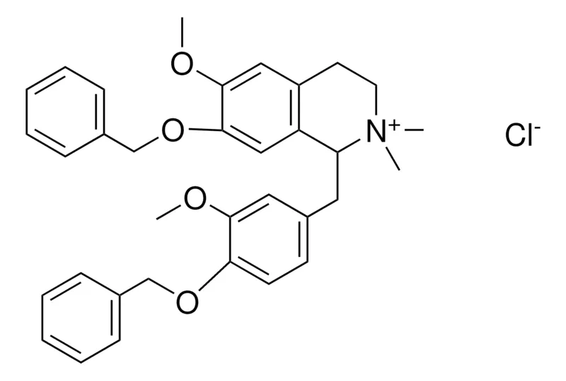 Sigma-Aldrich 7-BENZYLOXY-1-(4-BENZYLOXY-3-MEO-BZL)-6-MEO-2,2-DI-ME-4H-ISOQUINOLINIUM, CL,AldrichCPR