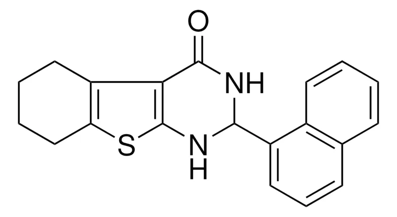 Sigma-Aldrich 2-NAPHTHALEN-1-YL-23,5,6,7,8-HEXAHYDRO-1H-BENZO(4,5)THIENO(2,3-D)PYRIMIDIN-4-ONE,AldrichCPR