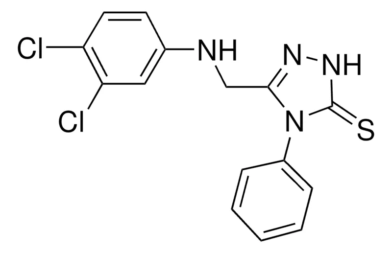 Sigma-Aldrich 5-((3,4-DICHLOROANILINO)METHYL)-4-PHENYL-2,4-DIHYDRO-3H-1,2,4-TRIAZOLE-3-THIONE,AldrichCPR