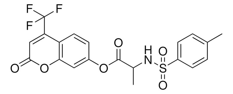 Sigma-Aldrich 2-(TOLUENE-4-SULFONYLAMINO)PROPIONIC ACID 2-OXO-4-TRI-F-ME-2H-CHROMEN-7-YL ESTER,AldrichCPR