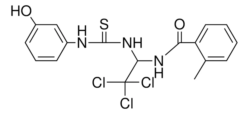 Sigma-Aldrich 2-METHYL-N-(2,2,2-TRICHLORO-1-(3-(3-HYDROXY-PHENYL)-THIOUREIDO)-ETHYL)-BENZAMIDE,AldrichCPR