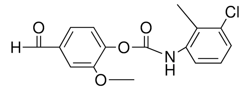 Sigma-Aldrich 4-FORMYL-2-METHOXYPHENYL N-(3-CHLORO-2-METHYLPHENYL)CARBAMATE,AldrichCPR