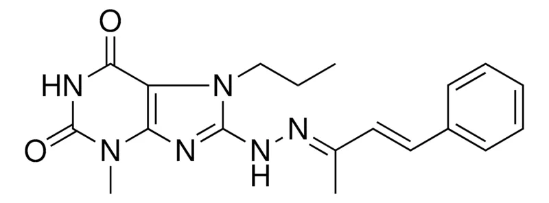 Sigma-Aldrich 3-ME-8-(N'-(1-ME-3-PH-ALLYLIDENE)-HYDRAZINO)-7-PR-3,7-DIHYDRO-PURINE-2,6-DIONE,AldrichCPR