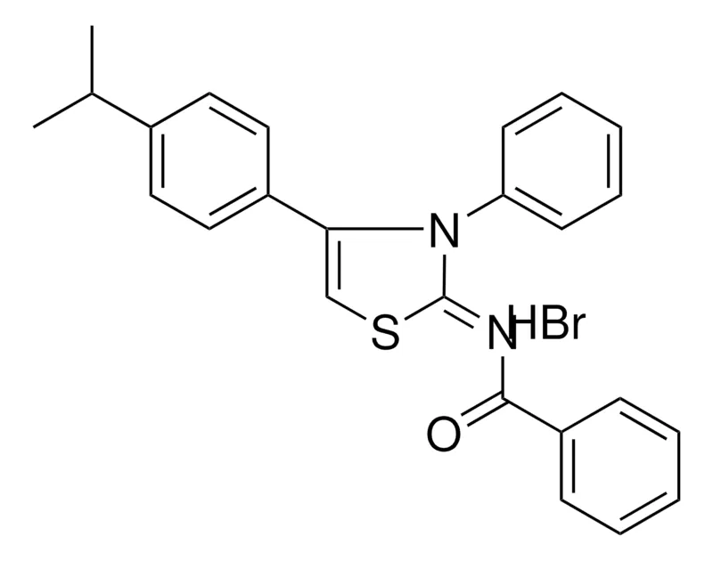 Sigma-Aldrich N-(4-(4-ISOPROPYLPHENYL)-3-PH-1,3-THIAZOL-2(3H)-YLIDENE)BENZAMIDE HYDROBROMIDE,AldrichCPR