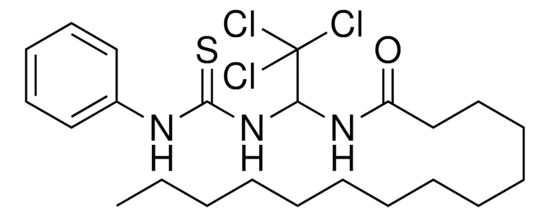 Sigma-Aldrich TETRADECANOIC ACID (2,2,2-TRICHLORO-1-(3-PHENYL-THIOUREIDO)-ETHYL)-AMIDE,AldrichCPR