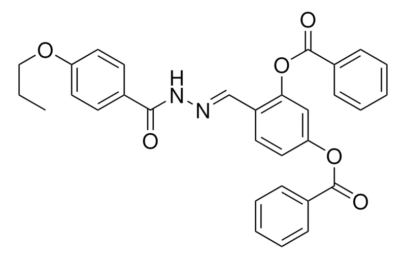 Sigma-Aldrich 5-(BENZOYLOXY)-2-(2-(4-PROPOXYBENZOYL)CARBOHYDRAZONOYL)PHENYL BENZOATE,AldrichCPR
