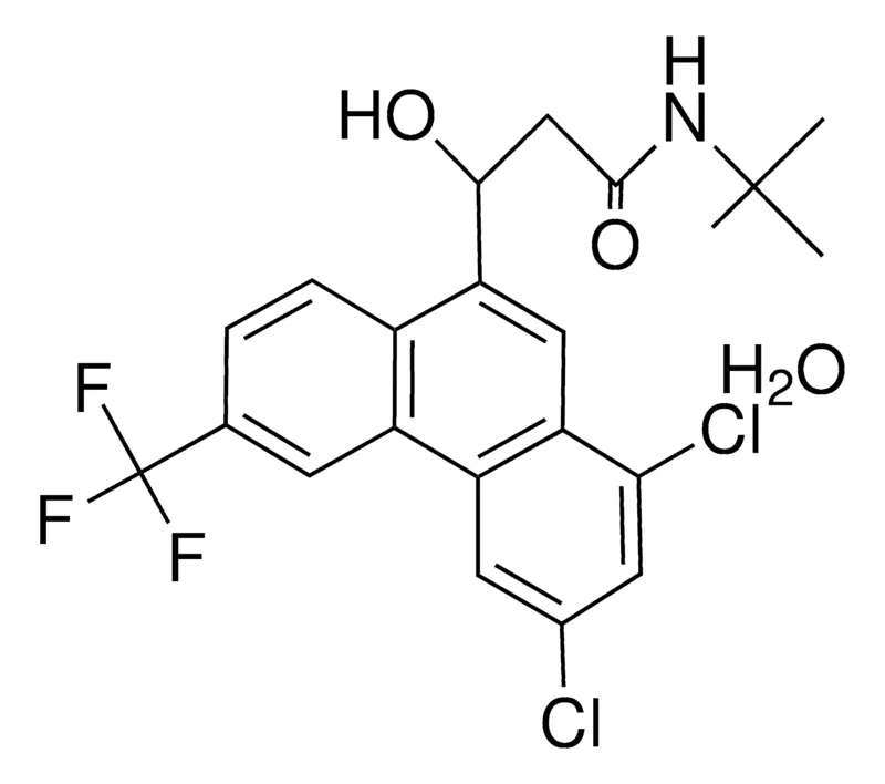 Sigma-Aldrich N-T-BUTYL-3HYDROXY3(13DICHLORO6TRIFLUOROMETHYL9PHENANTHRYL)PROPIONAMIDE HYDRATE,AldrichCPR