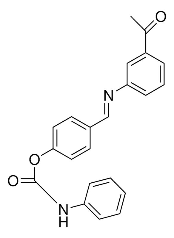 Sigma-Aldrich 4-(3-ACETYLPHENYLIMINOMETHYL)PHENYL N-PHENYLCARBAMATE,AldrichCPR