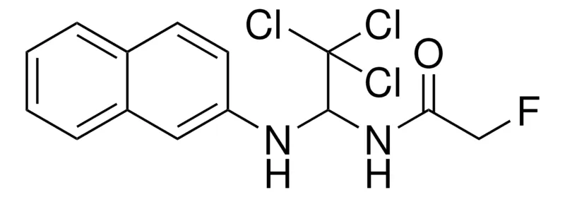 Sigma-Aldrich 2-FLUORO-N-(2,2,2-TRICHLORO-1-(NAPHTHALEN-2-YLAMINO)-ETHYL)-ACETAMIDE,AldrichCPR