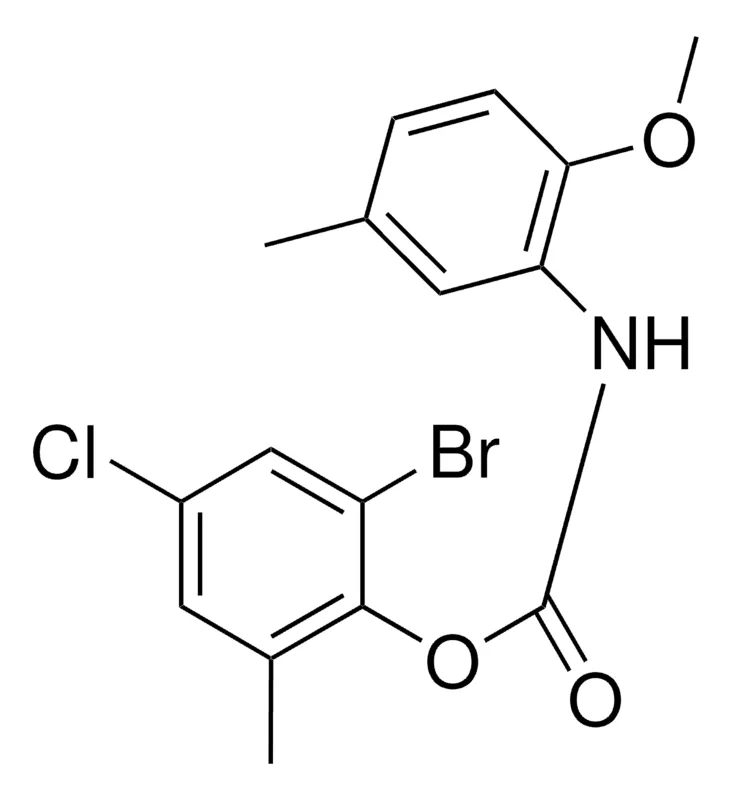 Sigma-Aldrich 2-BROMO-4-CHLORO-6-METHYLPHENYL N-(2-METHOXY-5-METHYLPHENYL)CARBAMATE,AldrichCPR