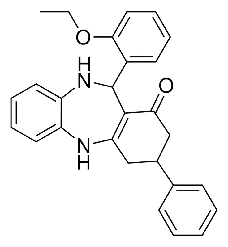 Sigma-Aldrich 11-(2-ETHOXY-PH)-3-PH-2,3,4,5,10,11-HEXAHYDRO-DIBENZO(B,E)(1,4)DIAZEPIN-1-ONE,AldrichCPR