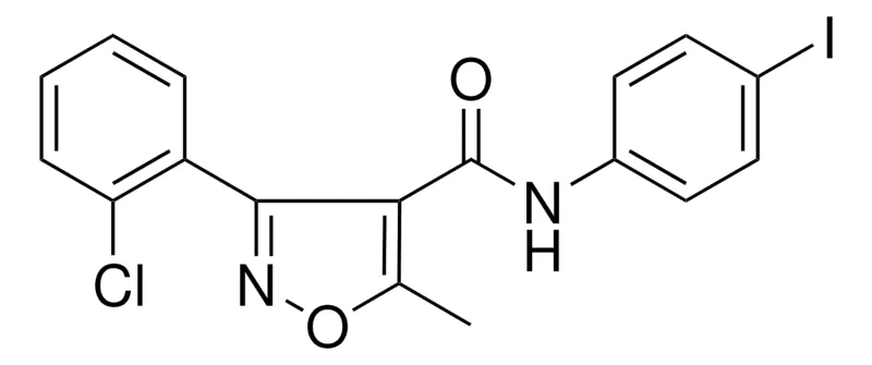 Sigma-Aldrich 3-(2-CHLOROPHENYL)-N-(4-IODOPHENYL)-5-METHYL-4-ISOXAZOLECARBOXAMIDE,AldrichCPR