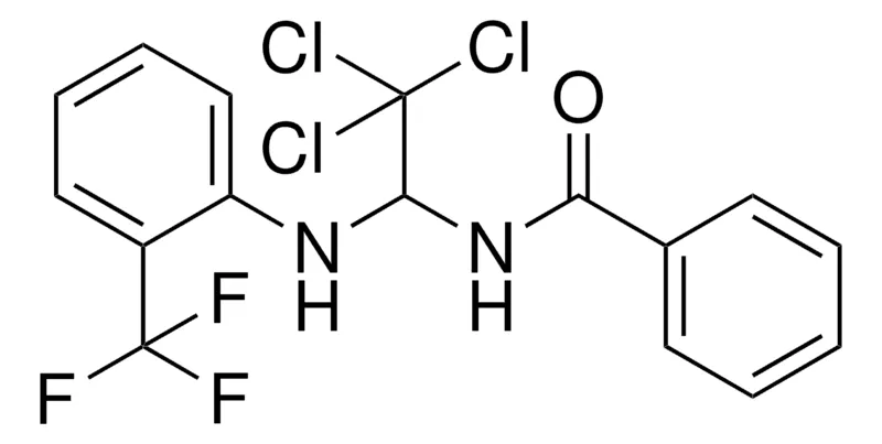Sigma-Aldrich N-(2,2,2-TRICHLORO-1-(2-TRIFLUOROMETHYL-PHENYLAMINO)-ETHYL)-BENZAMIDE,AldrichCPR