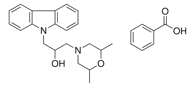 Sigma-Aldrich 1-CARBAZOL-9-YL-3-(2,6-DIMETHYL-MORPHOLIN-4-YL)-PROPAN-2-OL, BENZOATE,AldrichCPR