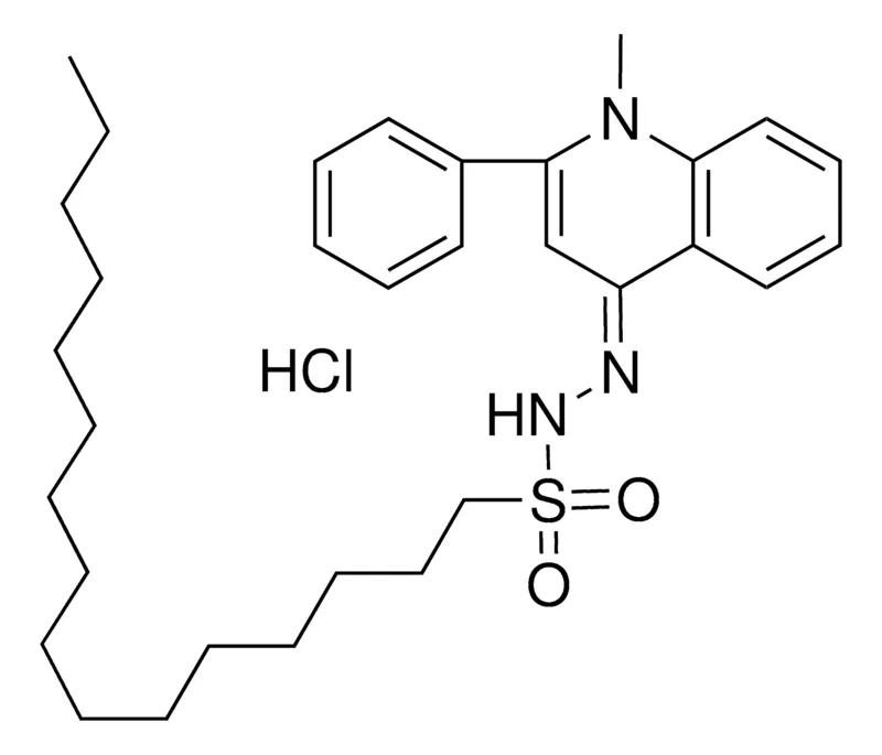 Sigma-Aldrich 1-HEXADECANESULFONIC (METHYL-PHENYL-QUINOLYLIDENE)HYDRAZIDE HYDROCHLORIDE,AldrichCPR