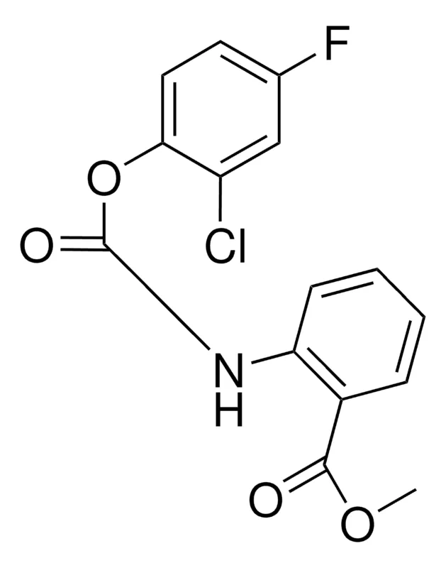 Sigma-Aldrich 2-CHLORO-4-FLUOROPHENYL N-(2-(METHOXYCARBONYL)PHENYL)CARBAMATE,AldrichCPR