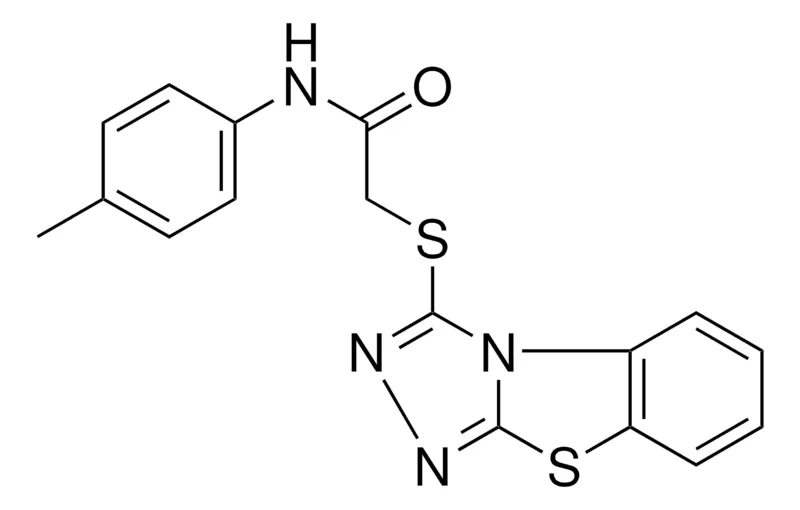 Sigma-Aldrich N-(4-METHYLPHENYL)-2-((1,2,4)TRIAZOLO(3,4-B)(1,3)BENZOTHIAZOL-3-YLTHIO)ACETAMIDE,AldrichCPR