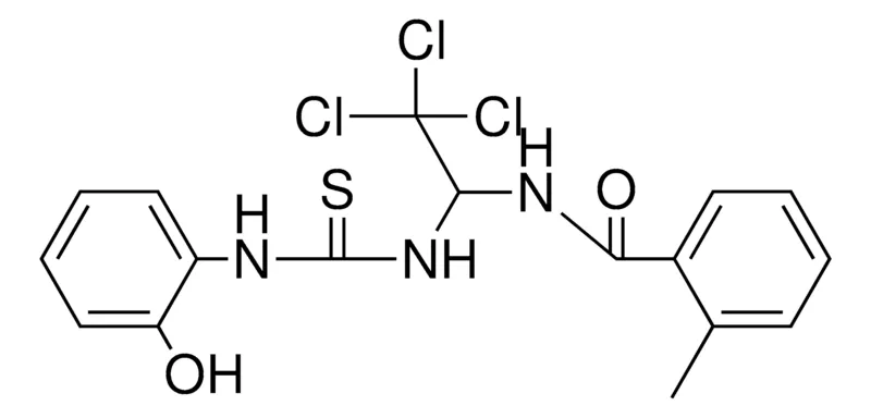 Sigma-Aldrich 2-METHYL-N-(2,2,2-TRICHLORO-1-(3-(2-HYDROXY-PHENYL)-THIOUREIDO)-ETHYL)-BENZAMIDE,AldrichCPR
