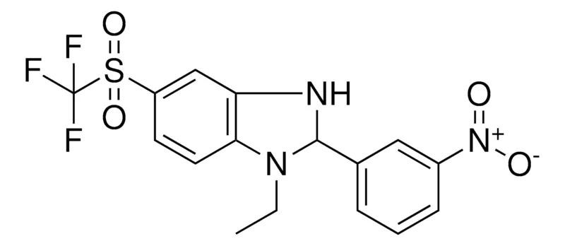Sigma-Aldrich 1-ET-2-(3-NITRO-PH)-5-(TRIFLUORO-METHANESULFONYL)-2,3-DIHYDRO-1H-BENZOIMIDAZOLE,AldrichCPR