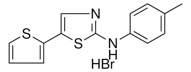 Sigma-Aldrich (5-THIOPHEN-2-YL-THIAZOL-2-YL)-P-TOLYL-AMINE, HYDROBROMIDE,AldrichCPR