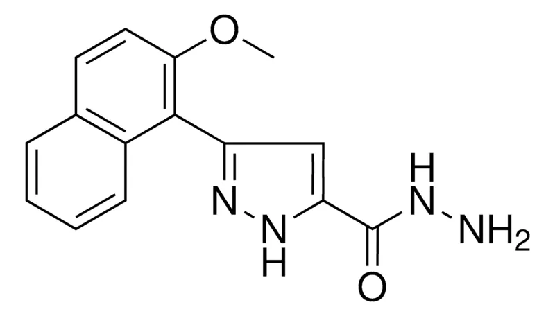 Sigma-Aldrich 5-(2-METHOXY-NAPHTHALEN-1-YL)-2H-PYRAZOLE-3-CARBOXYLIC ACID HYDRAZIDE，AldrichCPR