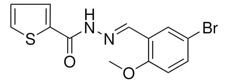 Sigma-Aldrich THIOPHENE-2-CARBOXYLIC ACID (5-BROMO-2-METHOXY-BENZYLIDENE)-HYDRAZIDE,AldrichCPR