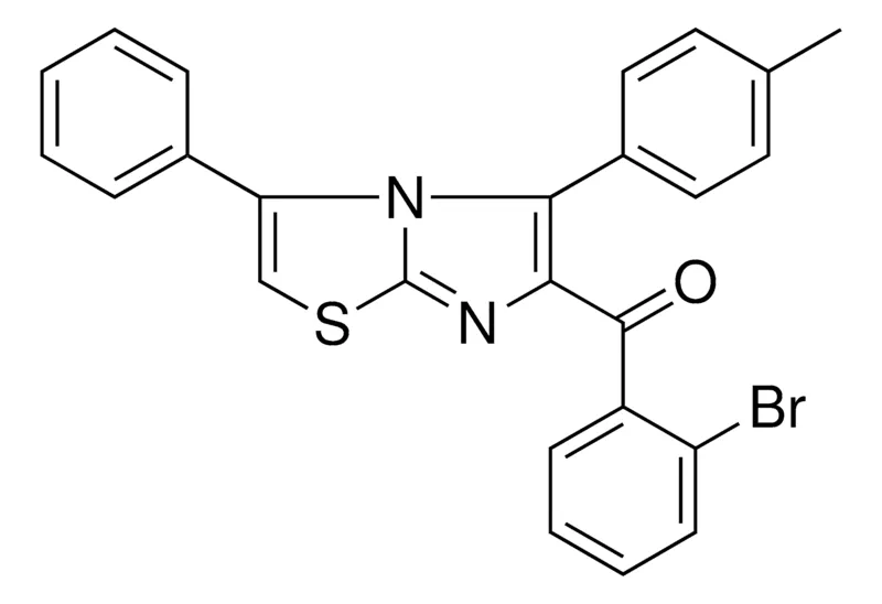Sigma-Aldrich (2-BROMO-PHENYL)-(3-PHENYL-5-P-TOLYL-IMIDAZO(2,1-B)THIAZOL-6-YL)-METHANONE,AldrichCPR