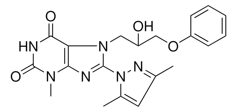 Sigma-Aldrich 8-(3,5-DIMETHYL-PYRAZOL-1-YL)-7-(2-HO-3-PHENOXY-PR)-3-ME-3,7-2H-PURINE-2,6-DIONE,AldrichCPR
