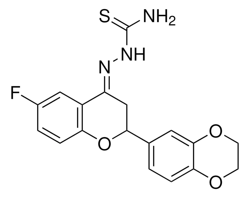 Sigma-Aldrich (4E)-2-(2,3-DIHYDRO-1,4-BENZODIOXIN-6-YL)-6-FLUORO-2,3-DIHYDRO-4H-CHROMEN-4-ONE THIOSEMICARBAZONE，AldrichCPR