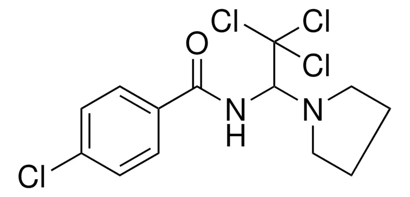 Sigma-Aldrich 4-CHLORO-N-(2,2,2-TRICHLORO-1-PYRROLIDIN-1-YL-ETHYL)-BENZAMIDE,AldrichCPR