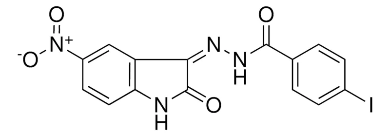 Sigma-Aldrich 4-IODO-BENZOIC ACID (5-NITRO-2-OXO-1,2-DIHYDRO-INDOL-3-YLIDENE)-HYDRAZIDE,AldrichCPR