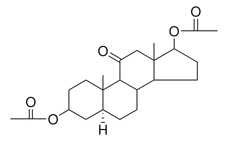 Sigma-Aldrich 11-OXO-5-ALPHA-ANDROSTANE-3-BETA,17-BETA-DIYL DIACETATE,AldrichCPR