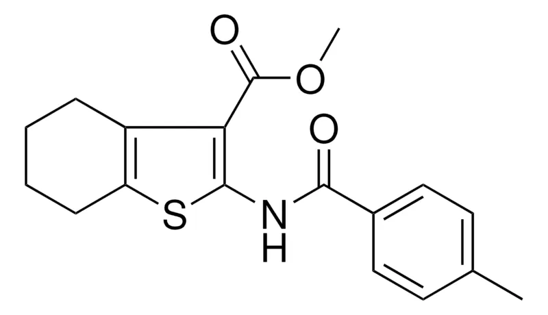 Sigma-Aldrich 2-(4-ME-BENZOYLAMINO)-4,5,6,7-4H-BENZO(B)THIOPHENE-3-CARBOXYLIC ACID ME ESTER，AldrichCPR