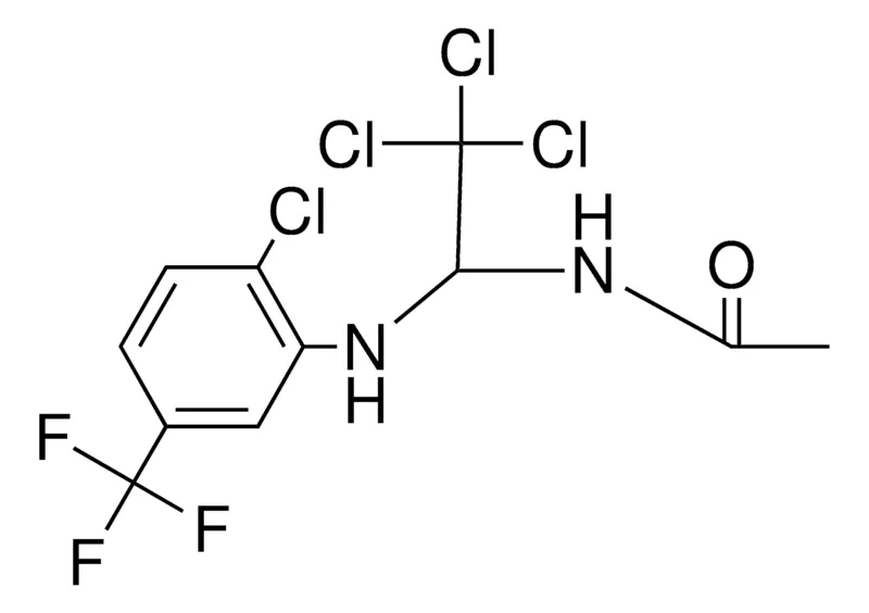Sigma-Aldrich N-(2,2,2-TRICHLORO-1-(2-CHLORO-5-TRIFLUOROMETHYL-PHENYLAMINO)-ETHYL)-ACETAMIDE,AldrichCPR