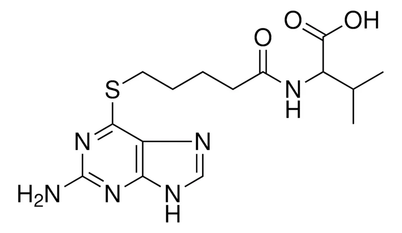 Sigma-Aldrich N-(5-((2-AMINO-9H-PURIN-6-YL)THIO)PENTANOYL)VALINE,AldrichCPR