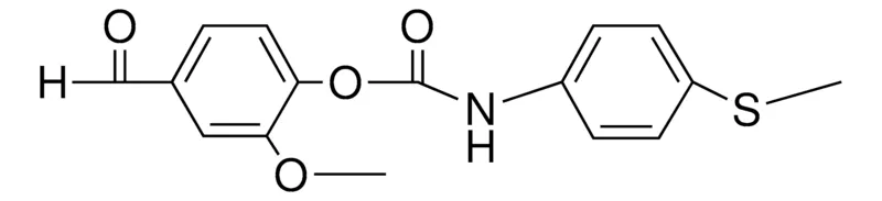 Sigma-Aldrich 4-FORMYL-2-METHOXYPHENYL N-(4-(METHYLTHIO)PHENYL)CARBAMATE,AldrichCPR