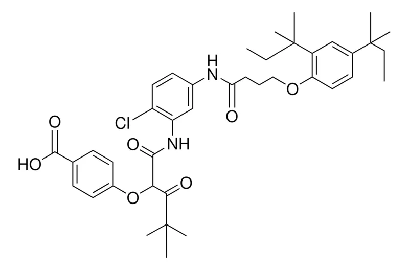 Sigma-Aldrich CHLORO-DI-T-PENTYLPHENOXYBUTYRAMIDO-PH- CARBAMOYLPIVALOYL-MEO-BENZOIC ACID，AldrichCPR