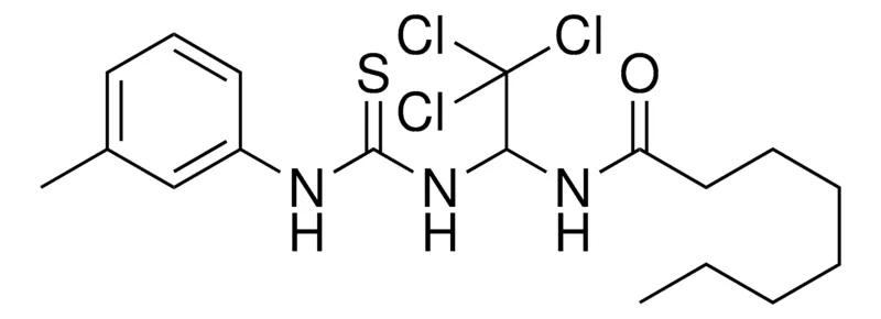 Sigma-Aldrich OCTANOIC ACID (2,2,2-TRICHLORO-1-(3-M-TOLYL-THIOUREIDO)-ETHYL)-AMIDE,AldrichCPR