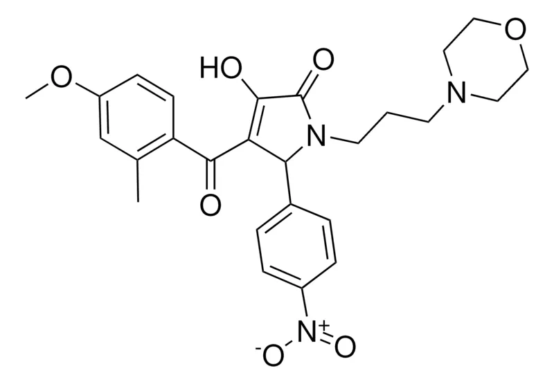 Sigma-Aldrich 3-HYDROXY-4-(4-METHOXY-2-METHYLBENZOYL)-1-[3-(4-MORPHOLINYL)PROPYL]-5-(4-NITROPHENYL)-1,5-DIHYDRO-2H-PYRROL-2-ONE，AldrichCPR